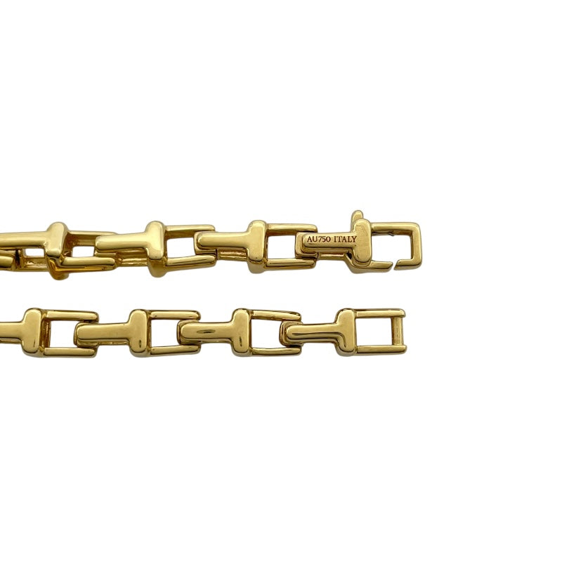 ティファニー TIFFANY＆CO Tナローチェーンブレス ゴールド Au750 ジュエリー