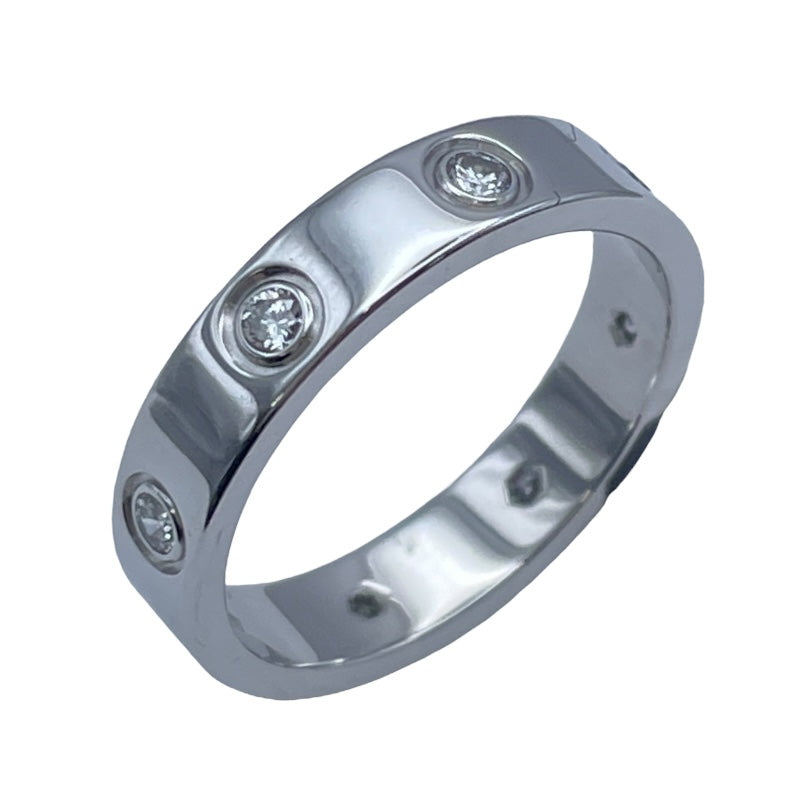 カルティエ Cartier ラブリングSM 8Pダイヤ ホワイトゴールド 750 ジュエリー