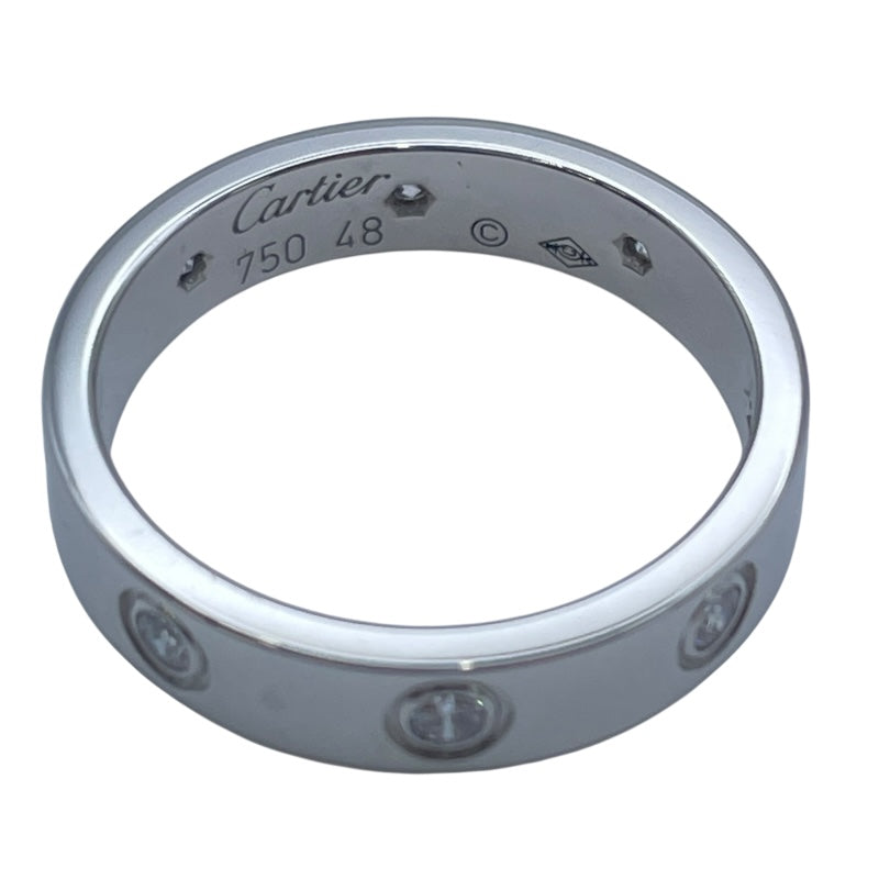 カルティエ Cartier ラブリングSM 8Pダイヤ ホワイトゴールド 750 ジュエリー