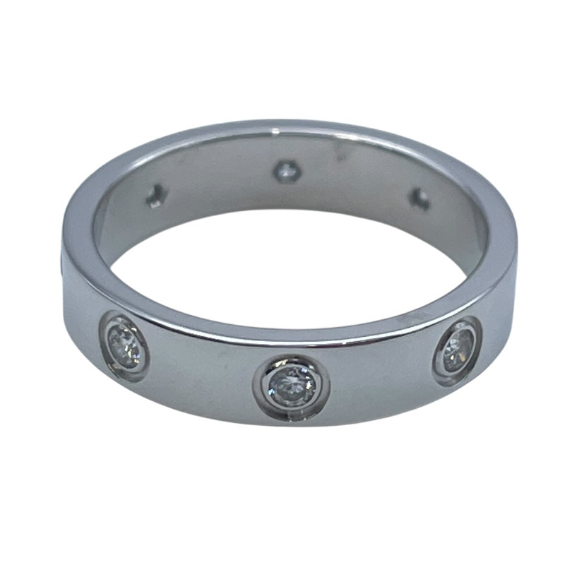 カルティエ Cartier ラブリングSM 8Pダイヤ ホワイトゴールド 750 ジュエリー