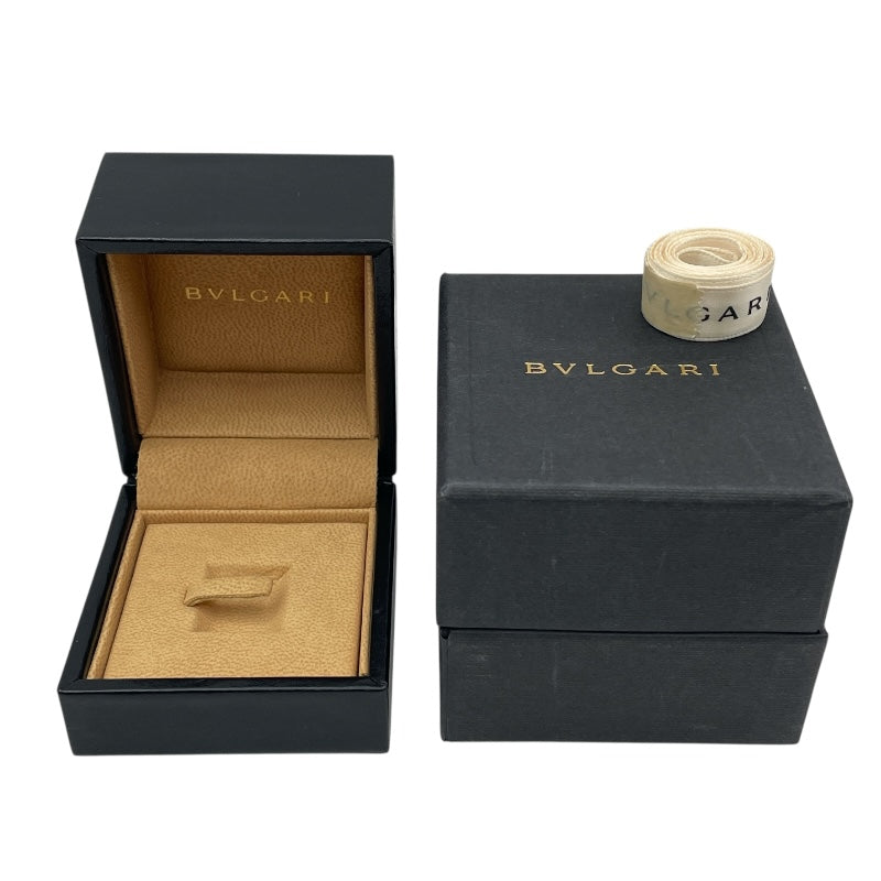 ブルガリ BVLGARI ビーゼロワンリング1バンド(XS) ホワイトゴールド 750 ロードライトガーネット ジュエリー