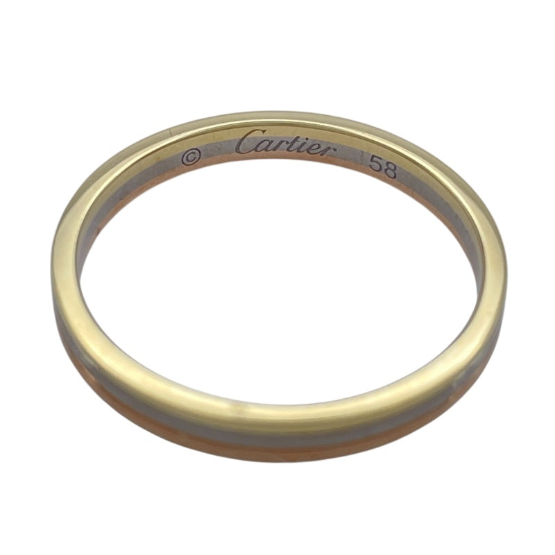 カルティエ Cartier ヴァンドームリング ゴールドxピンクゴールドxホワイトゴールド Au750 ジュエリー