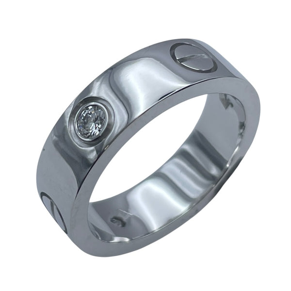 カルティエ Cartier ラブリング(3Pダイヤ) ホワイトゴールド 750 ジュエリー