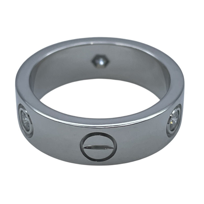 カルティエ Cartier ラブリング(3Pダイヤ) ホワイトゴールド 750 ジュエリー