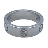 カルティエ Cartier ラブリング(3Pダイヤ) ホワイトゴールド 750 ジュエリー