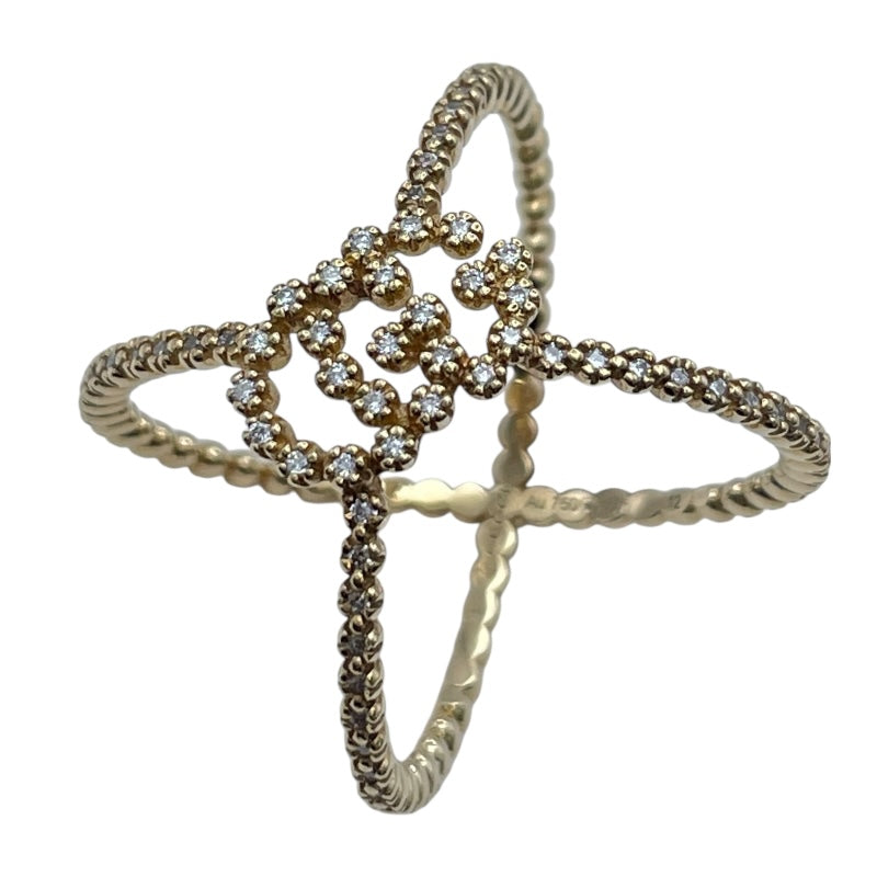 グッチ GUCCI ランニングダイヤリング ゴールド Au750 ジュエリー