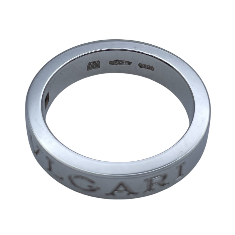 ブルガリ BVLGARI ダブルロゴリング ホワイトゴールド 750 ジュエリー