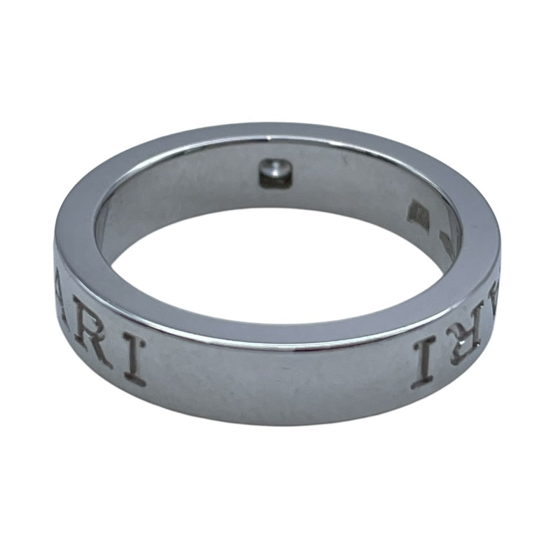 ブルガリ BVLGARI ダブルロゴリング ホワイトゴールド 750 ジュエリー