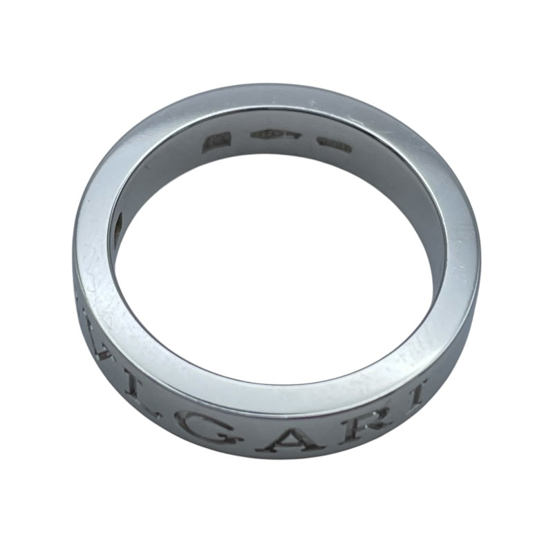ブルガリ BVLGARI ダブルロゴリング ホワイトゴールド 750 ジュエリー