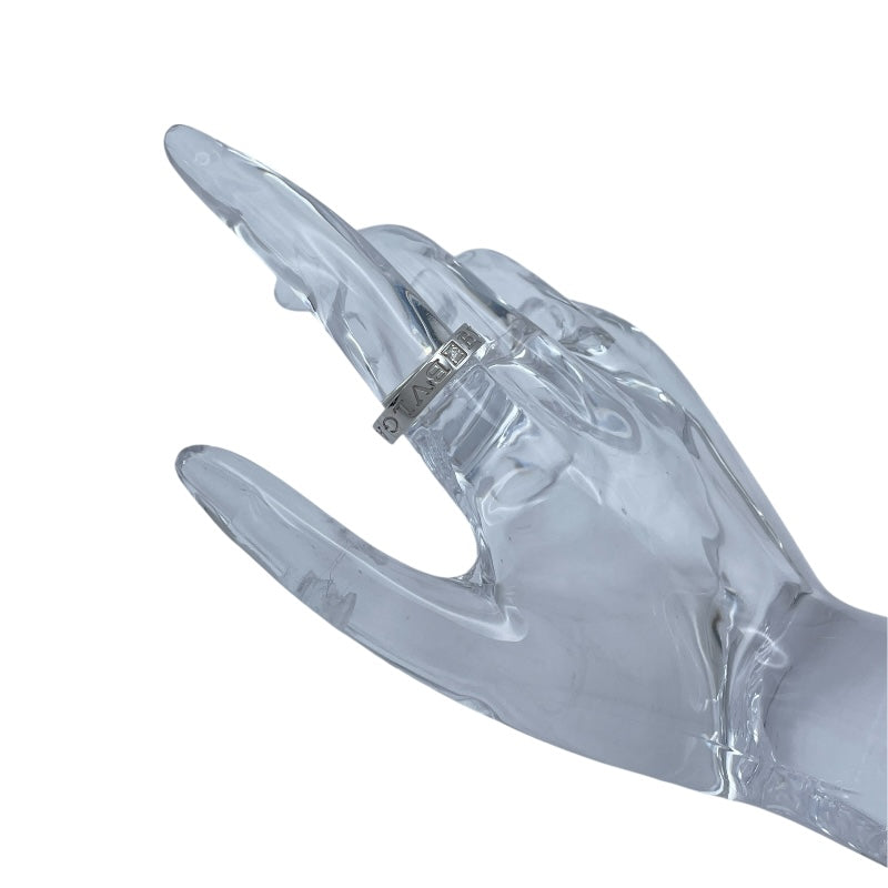 ブルガリ BVLGARI ダブルロゴリング ホワイトゴールド 750 ジュエリー