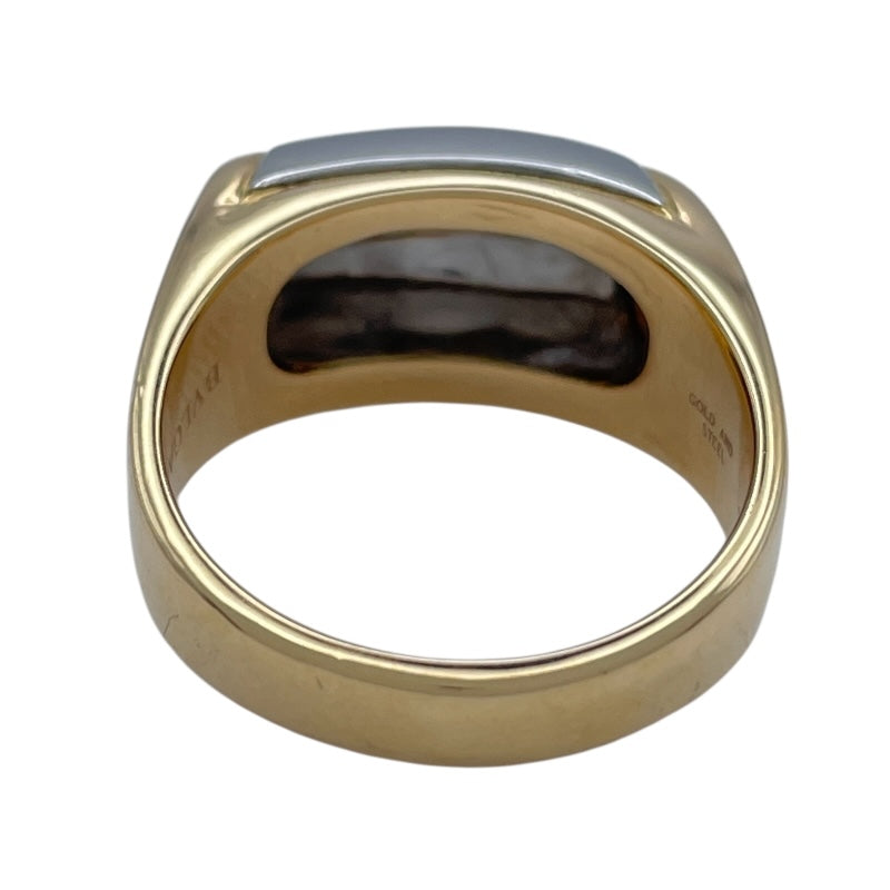 ブルガリ BVLGARI トロケットリング ゴールドxステンレススチール 750/SS ジュエリー