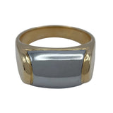 ブルガリ BVLGARI トロケットリング ゴールドxステンレススチール 750/SS ジュエリー