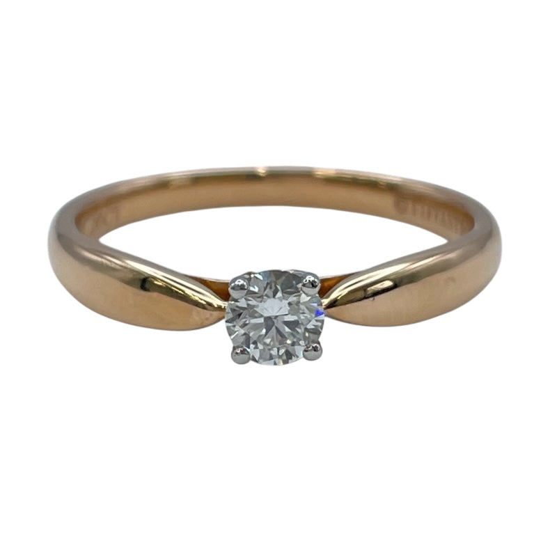 ティファニー TIFFANY＆CO リング ピンクゴールドxプラチナ Au750/Pt950 ジュエリー
