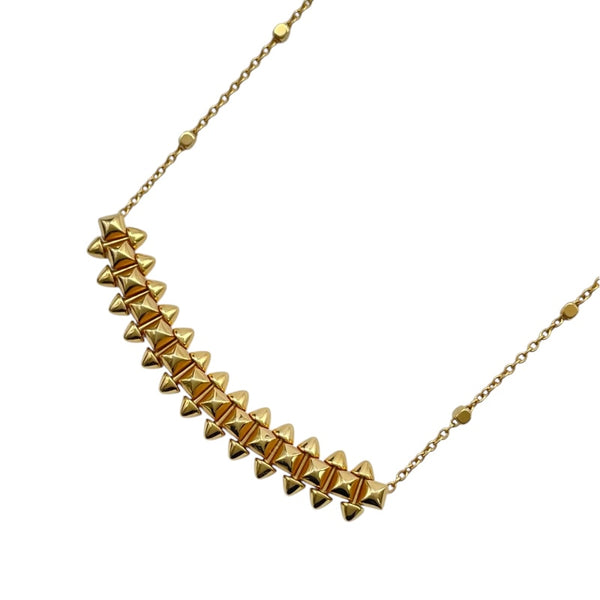 カルティエ Cartier クラッシュドゥカルティエネックレスSM ゴールド Au750 ジュエリー