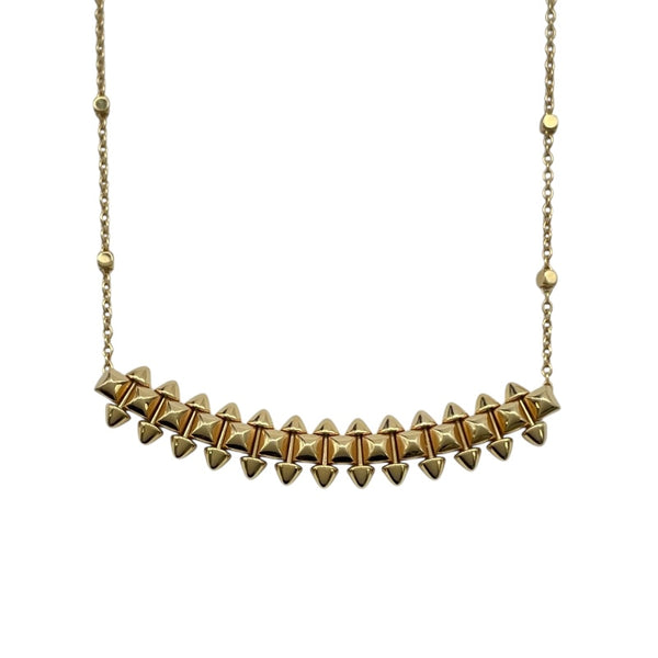 カルティエ Cartier クラッシュドゥカルティエネックレスSM ゴールド Au750 ジュエリー