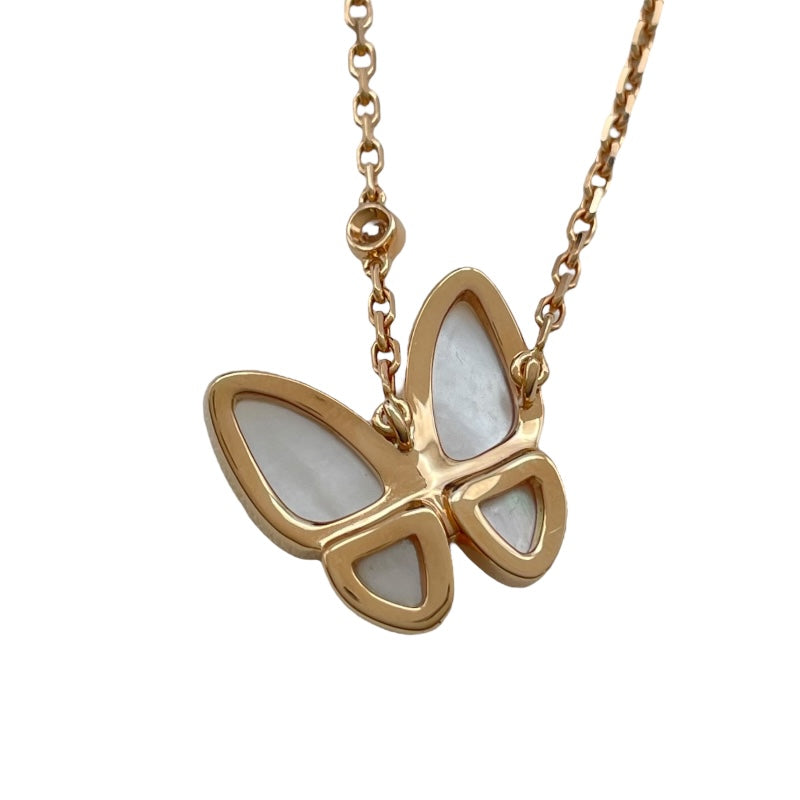 ヴァンクリーフ＆アーペル Van Cleef & Arpels ドゥパピヨンネックレス ピンクゴールド Au750 ジュエリー