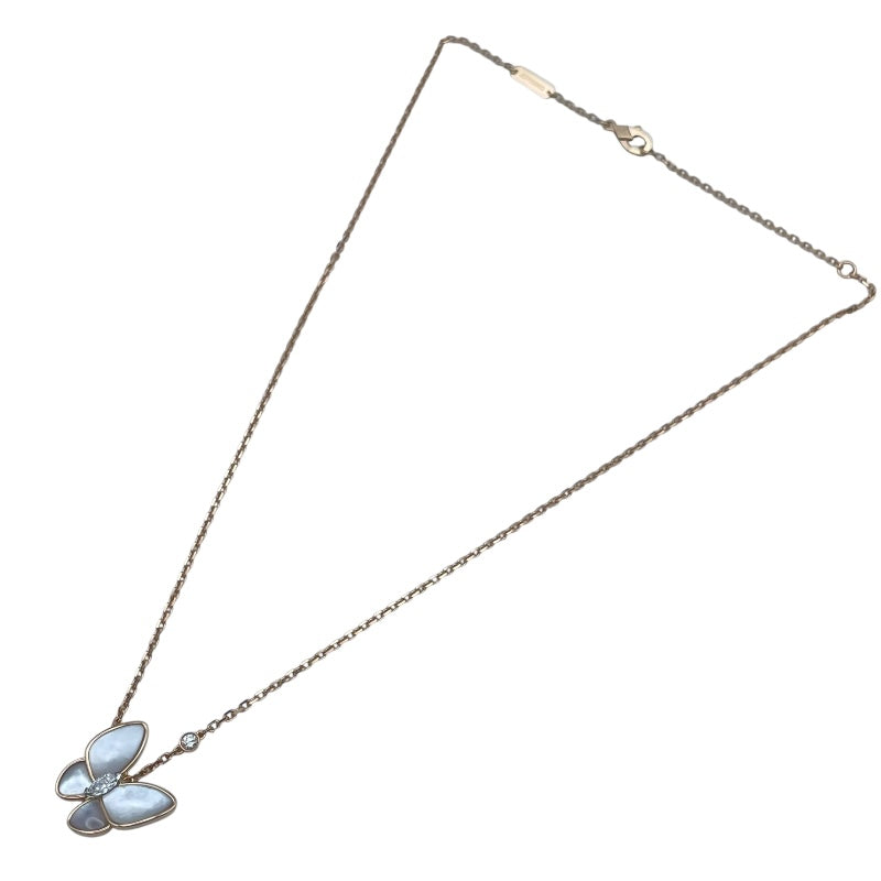 ヴァンクリーフ＆アーペル Van Cleef & Arpels ドゥパピヨンネックレス ピンクゴールド Au750 ジュエリー