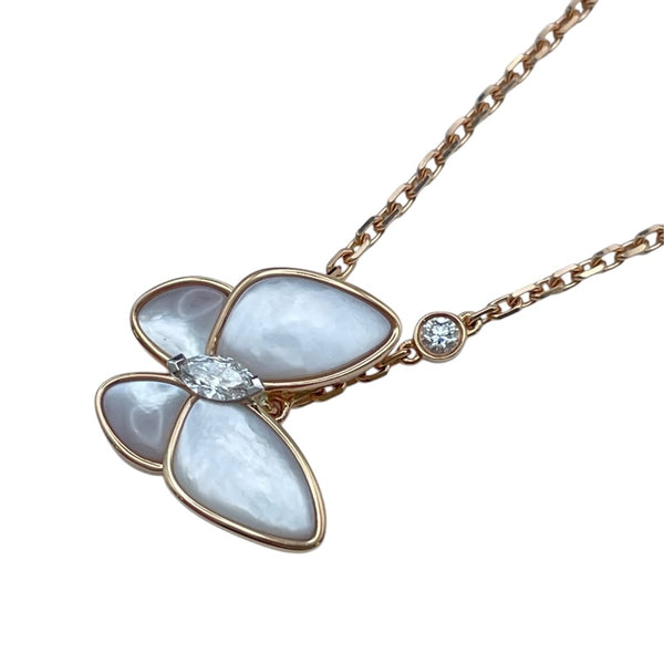 ヴァンクリーフ＆アーペル Van Cleef & Arpels ドゥパピヨンネックレス ピンクゴールド Au750 ジュエリー