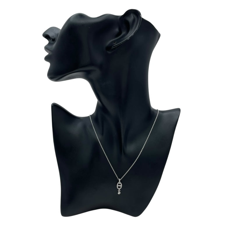 エルメス HERMES シェーヌダンクルアンシェネネックレス ホワイトゴールド Au750 ジュエリー