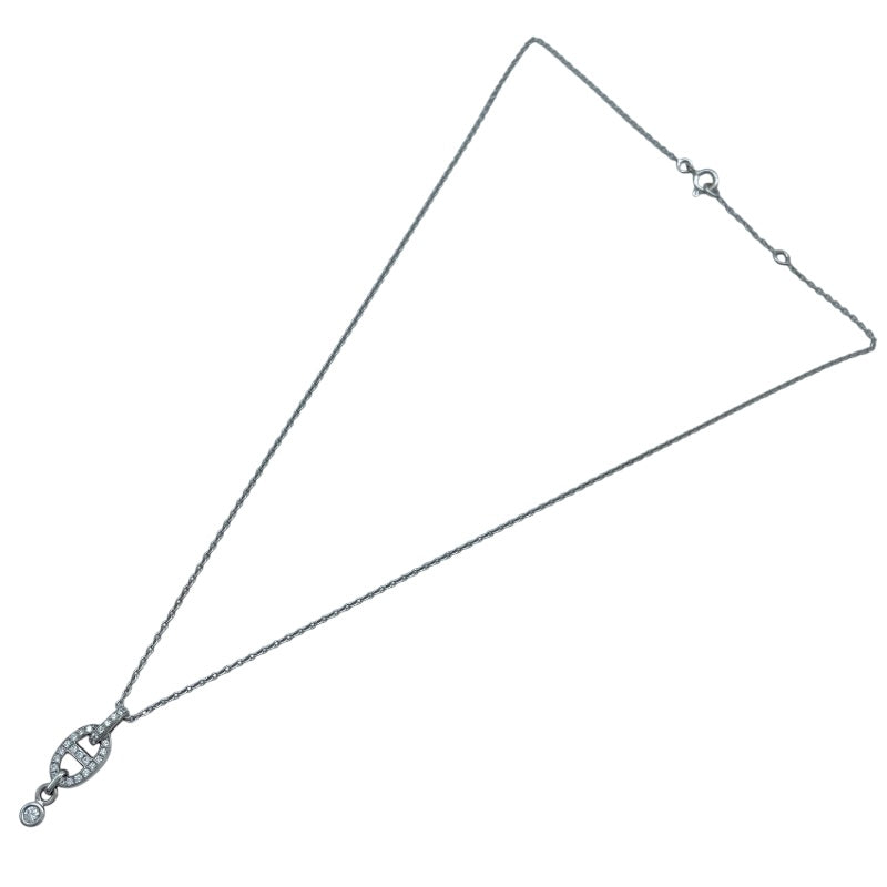 エルメス HERMES シェーヌダンクルアンシェネネックレス ホワイトゴールド Au750 ジュエリー