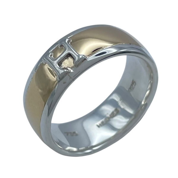 エルメス HERMES リング ゴールドｘシルバー 750/925 ジュエリー