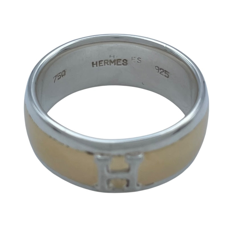 エルメス HERMES リング ゴールドｘシルバー 750/925 ジュエリー