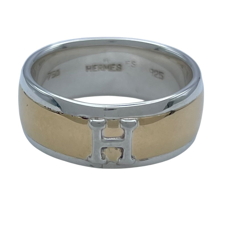 エルメス HERMES リング ゴールドｘシルバー 750/925 ジュエリー