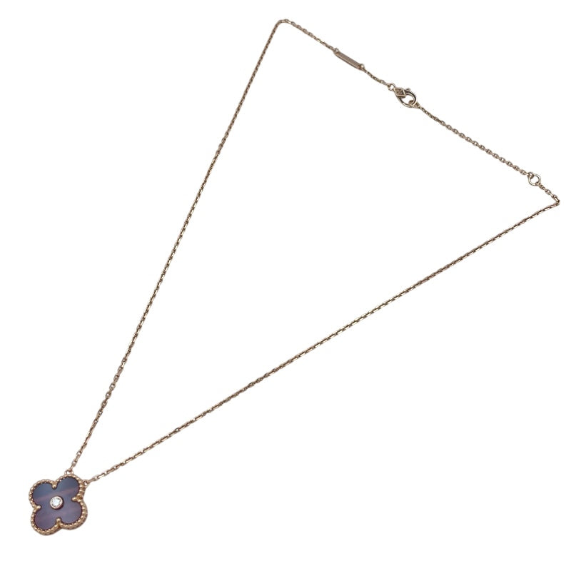 ヴァンクリーフ＆アーペル Van Cleef & Arpels ヴィンテージアルハンブラネックレス ピンクゴールド Au750 ジュエリー