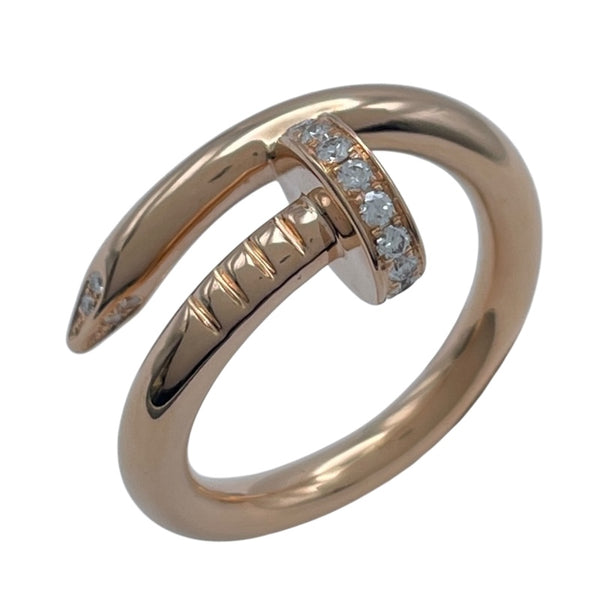 ジュスト アン クル リング スモール AU750 #50 カルティエ Cartier ジュストアンクルリング ピンクゴールド Au750