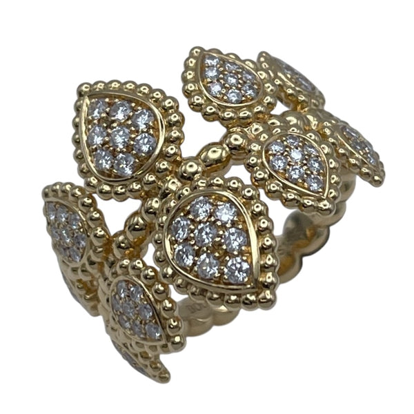 ブシュロン BOUCHERON セルパンボエム5モチーフダイヤリング ゴールド Au750 ジュエリー