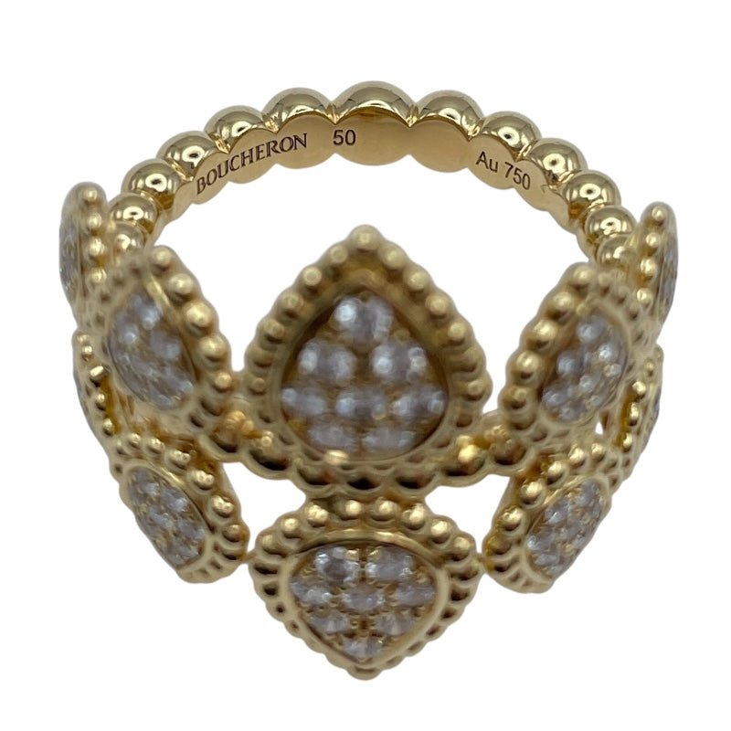 ブシュロン BOUCHERON セルパンボエム5モチーフダイヤリング ゴールド Au750 ジュエリー