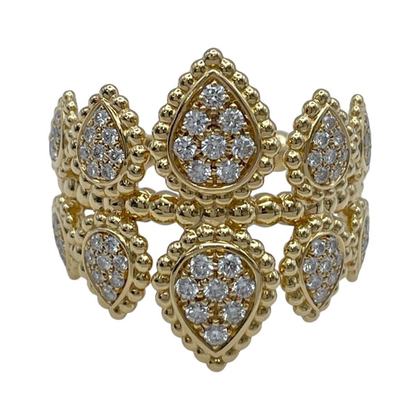 ブシュロン BOUCHERON セルパンボエム5モチーフダイヤリング ゴールド Au750 ジュエリー