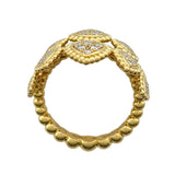 ブシュロン BOUCHERON セルパンボエム5モチーフダイヤリング ゴールド Au750 ジュエリー