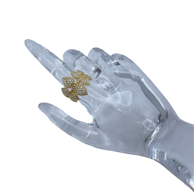 ブシュロン BOUCHERON セルパンボエム5モチーフダイヤリング ゴールド Au750 ジュエリー