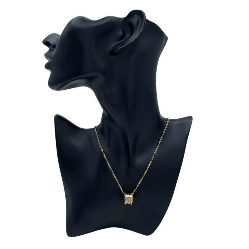 ブルガリ BVLGARI ビーゼロワンパーフェクトミステイクネックレス ゴールドxピンクゴールドxホワイトゴールド Au750 ジュエリー