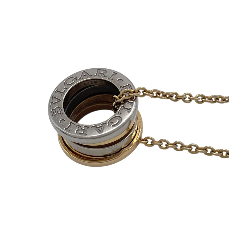 ブルガリ BVLGARI ビーゼロワンパーフェクトミステイクネックレス ゴールドxピンクゴールドxホワイトゴールド Au750 ジュエリー