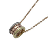 ブルガリ BVLGARI ビーゼロワンパーフェクトミステイクネックレス ゴールドxピンクゴールドxホワイトゴールド Au750 ジュエリー