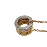 ブルガリ BVLGARI ビーゼロワンパーフェクトミステイクネックレス ゴールドxピンクゴールドxホワイトゴールド Au750 ジュエリー