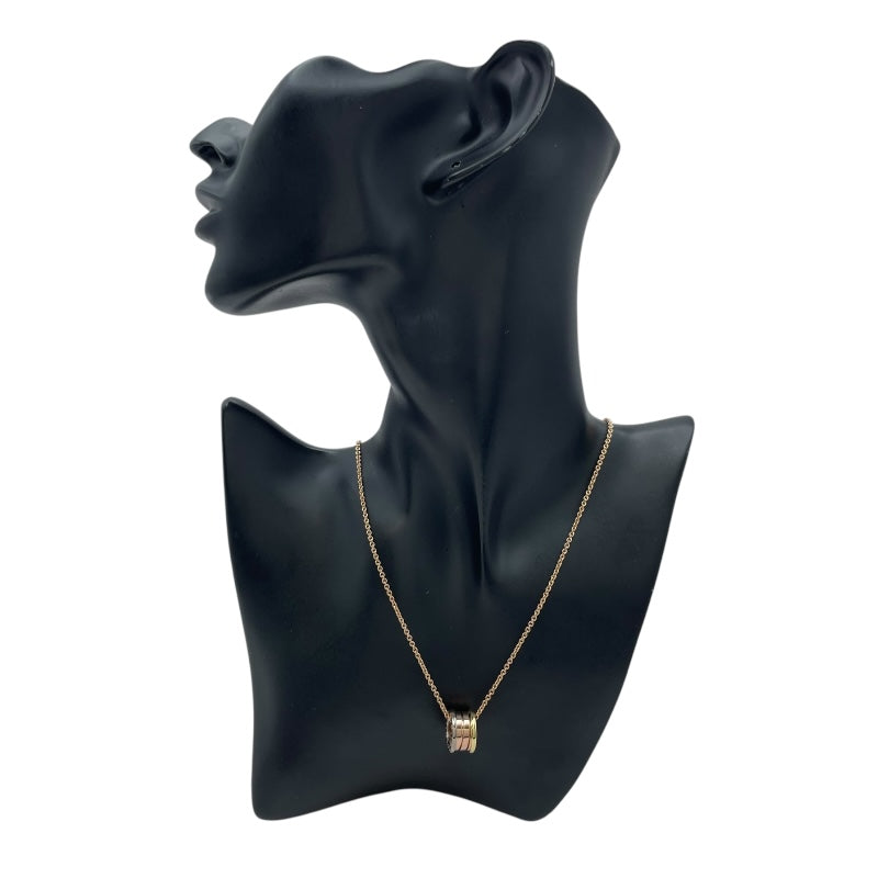 ブルガリ BVLGARI ビーゼロワンパーフェクトミステイクネックレス ゴールドxピンクゴールドxホワイトゴールド Au750 ジュエリー