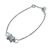 ブルガリ BVLGARI ビーゼロワンエレメントブレスSM ホワイトゴールド Au750 ジュエリー