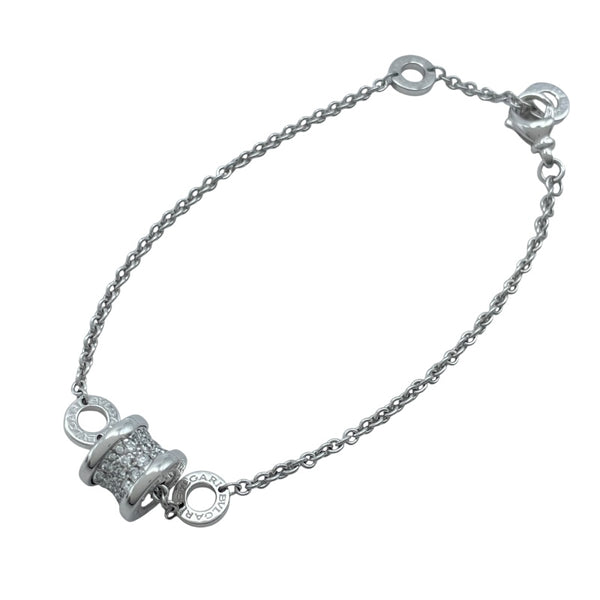 ブルガリ BVLGARI ビーゼロワンエレメントブレスSM ホワイトゴールド Au750 ジュエリー