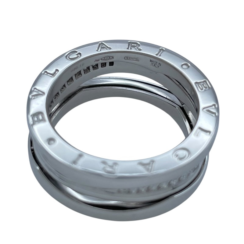 ブルガリ BVLGARI ビーゼロワンレジェンドダイヤリング ホワイトゴールド Au750 ジュエリー