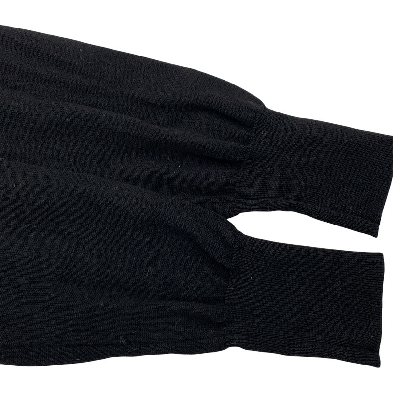 モンクレール MONCLER ナイロン切替ニットカーディガン G10939B71600 A9361 ブラック ウール レディース カーディガン