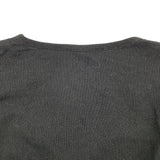 モンクレール MONCLER ナイロン切替ニットカーディガン G10939B71600 A9361 ブラック ウール レディース カーディガン