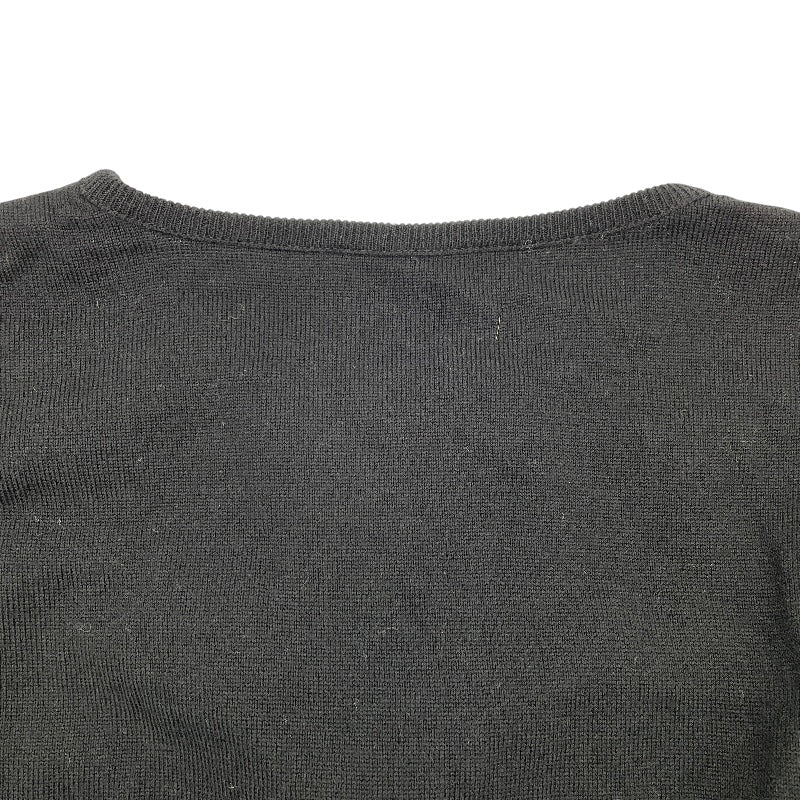 モンクレール MONCLER ナイロン切替ニットカーディガン G10939B71600 A9361 ブラック ウール レディース カーディガン