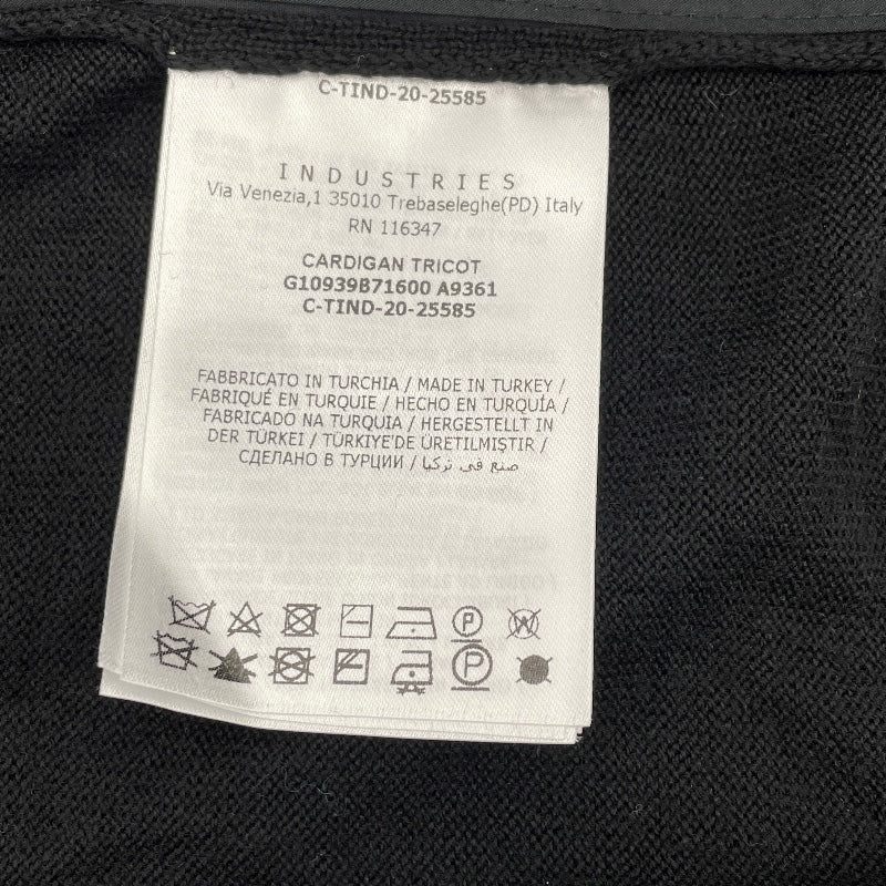 モンクレール MONCLER ナイロン切替ニットカーディガン G10939B71600 A9361 ブラック ウール レディース カーディガン