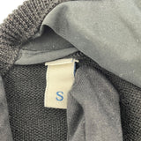 モンクレール MONCLER ナイロン切替ニットカーディガン G10939B71600 A9361 ブラック ウール レディース カーディガン