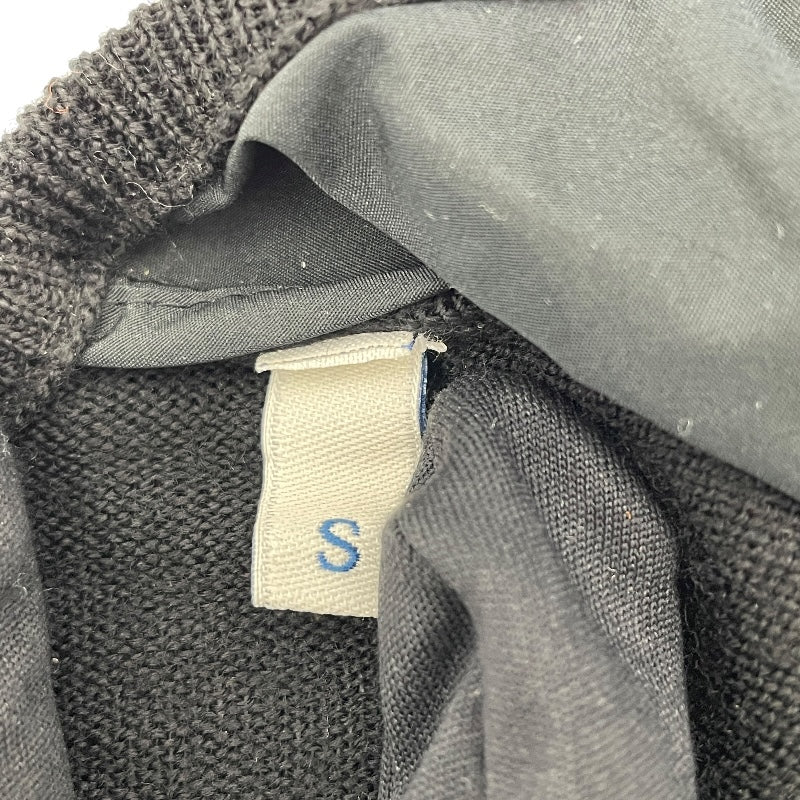 モンクレール MONCLER ナイロン切替ニットカーディガン G10939B71600 A9361 ブラック ウール レディース カーディガン