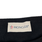 モンクレール MONCLER ナイロン切替ニットカーディガン G10939B71600 A9361 ブラック ウール レディース カーディガン