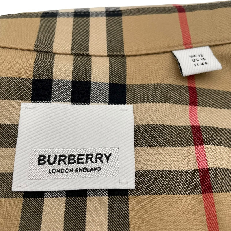 バーバリー BURBERRY ヴィンテージチェックシャツ 8018475 ベージュ コットン レディース 長袖シャツ
